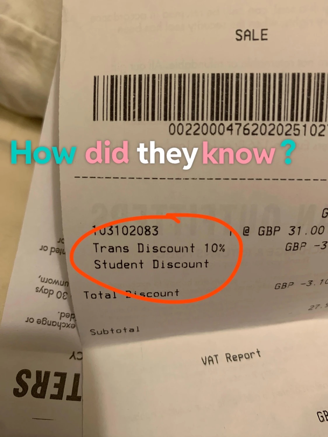discount rule