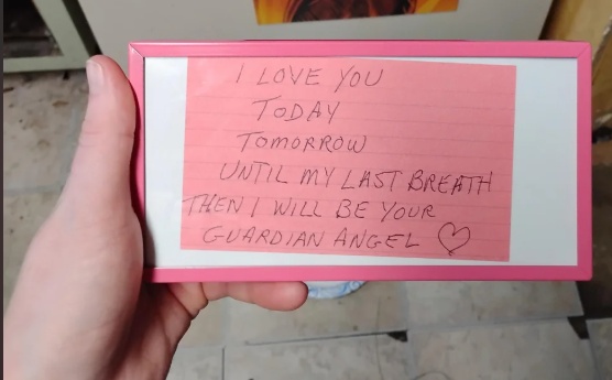 Last note dying father gave to his daughter