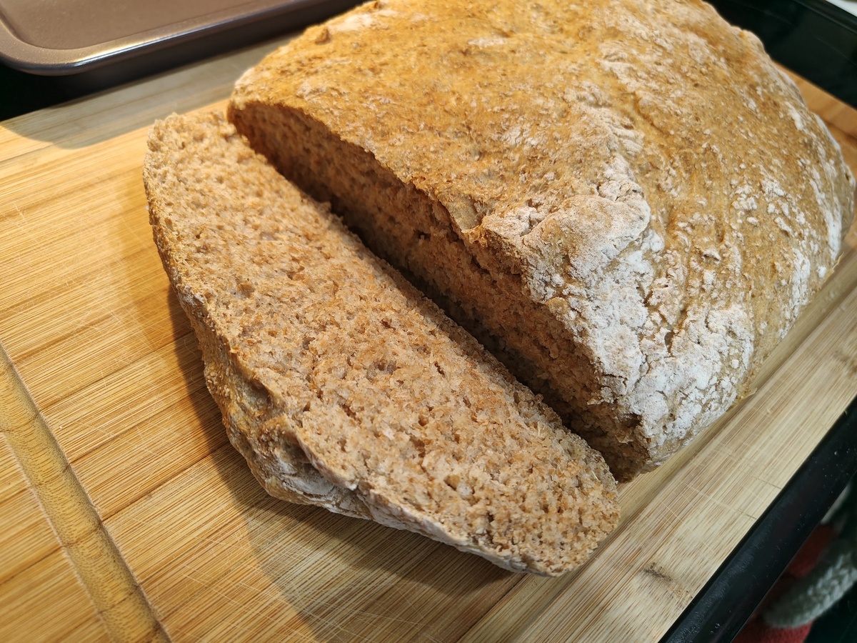 My very first loaf of bread ever