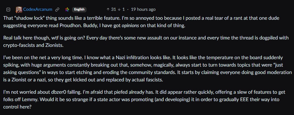 Is Piefed a CIA PLOT!?!?!? Just asking questions!