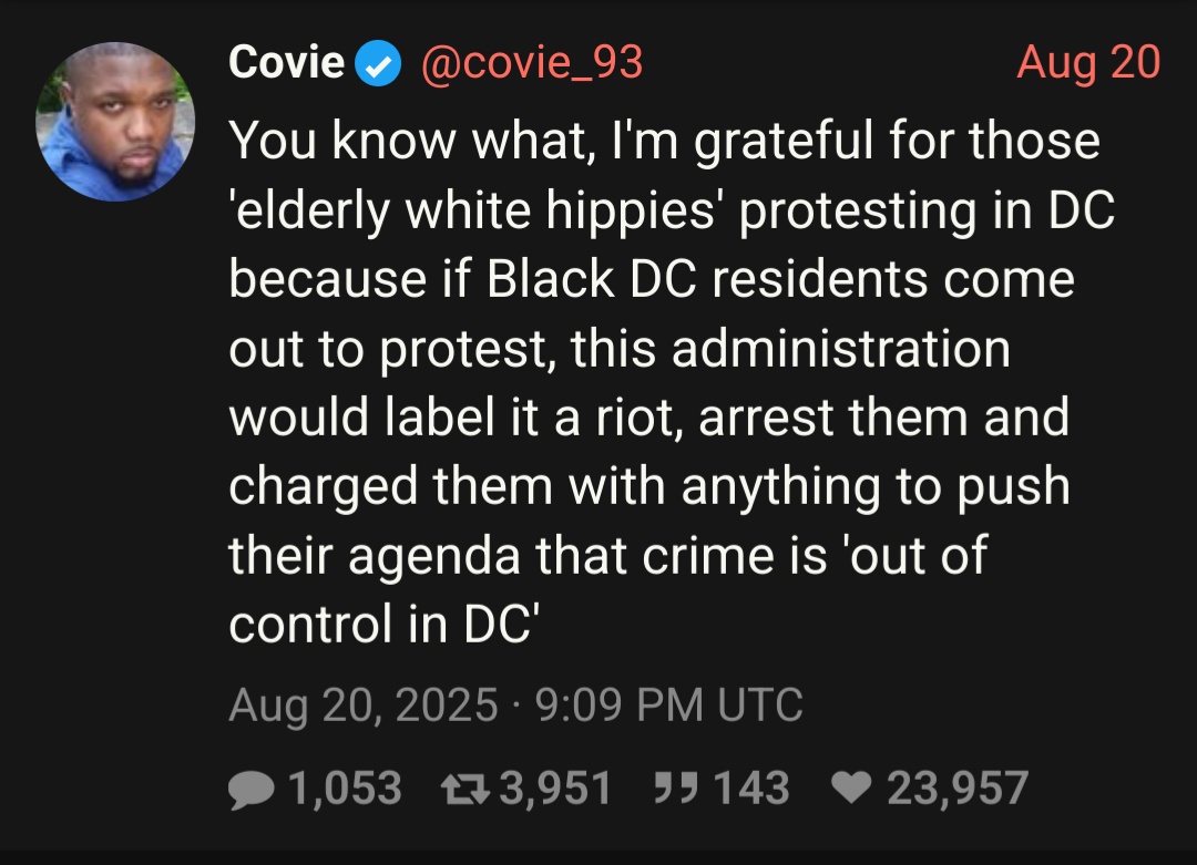 During BLM, they called us thugs and opportunists