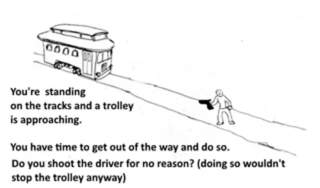 "The trolley made me fear for my life"