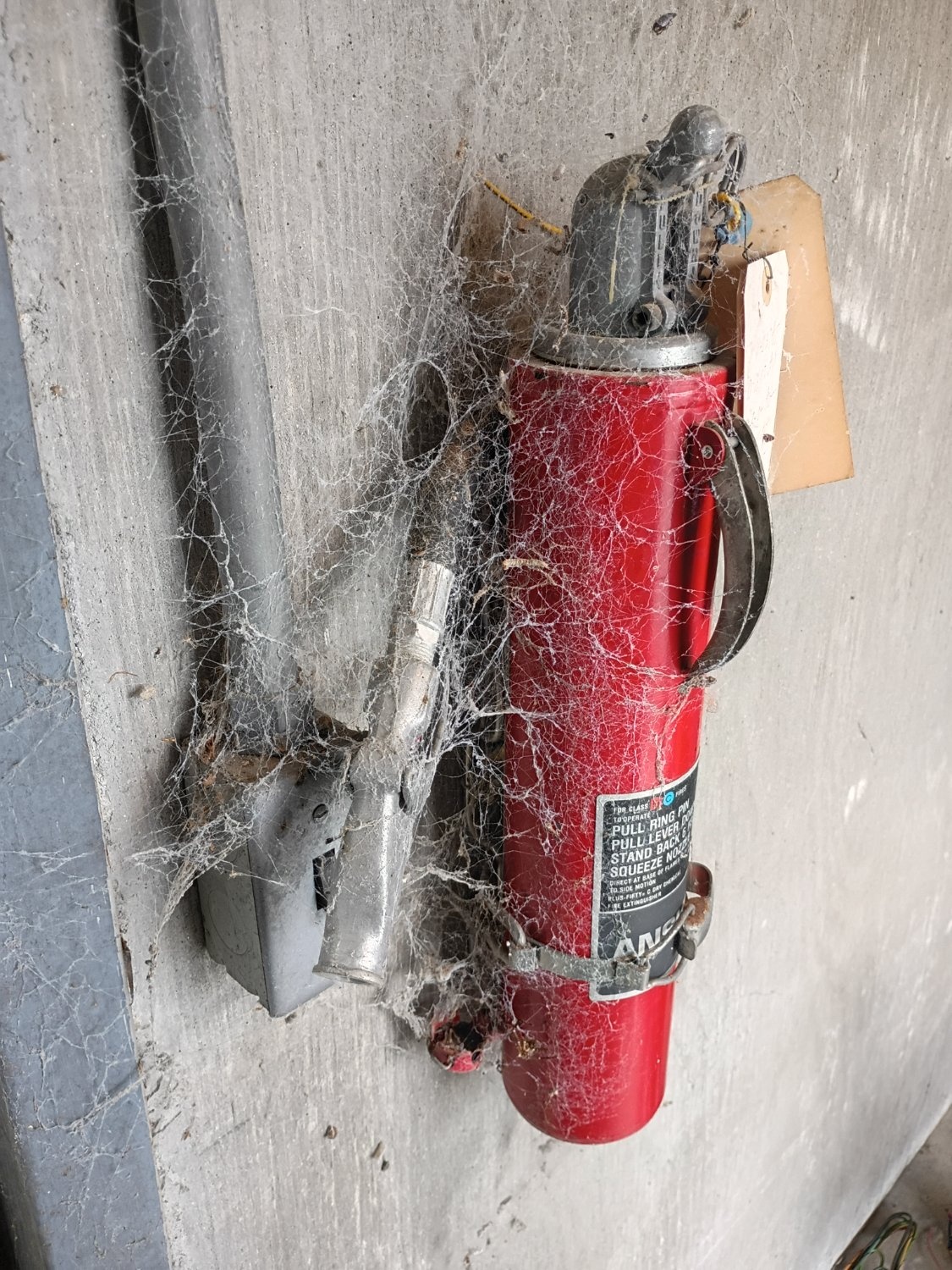 In case of fire, let it continue burning.