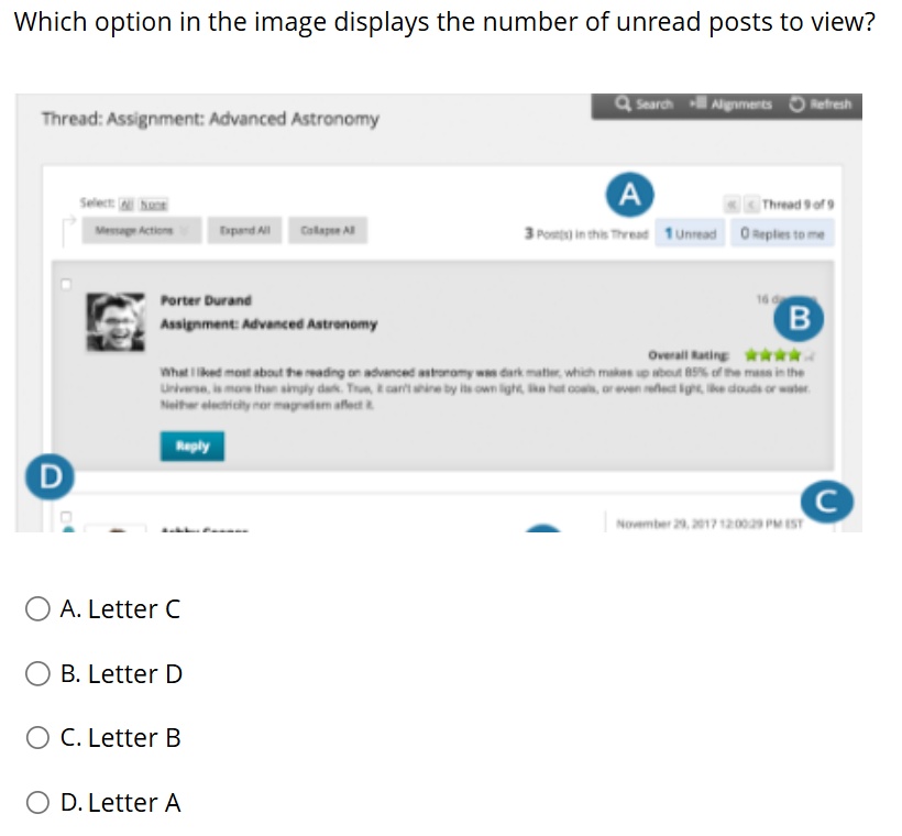 Actual test question I got in a work-related training