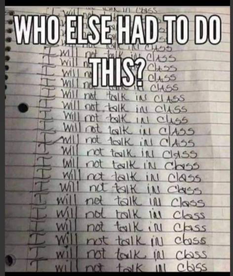 Do they still make kids do this?