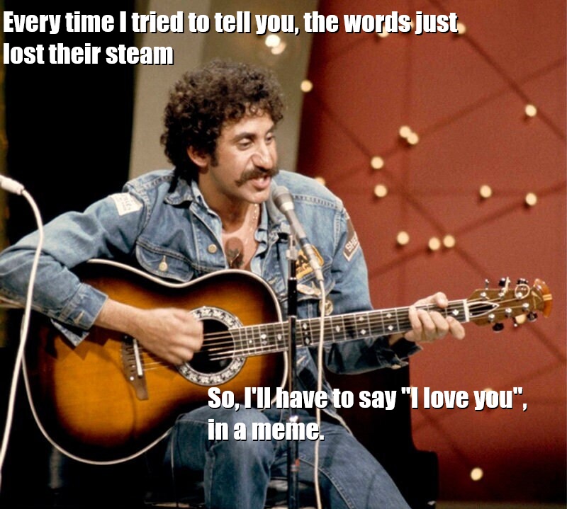 My love language is shitposting.