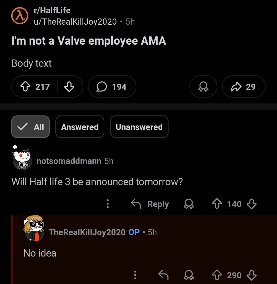 Half Life 3 tomorrow