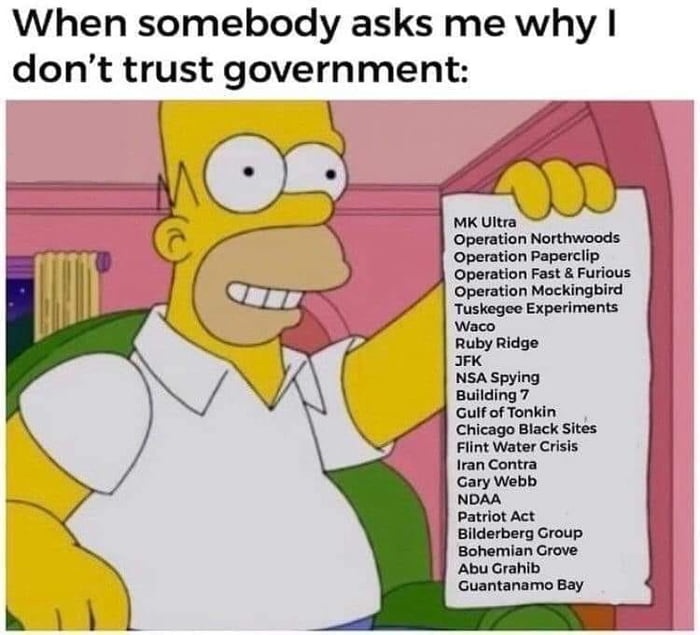 The list is realistically so much longer.