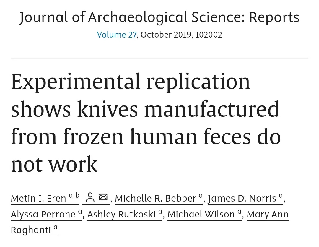 There Goes The Poop Knife Legacy