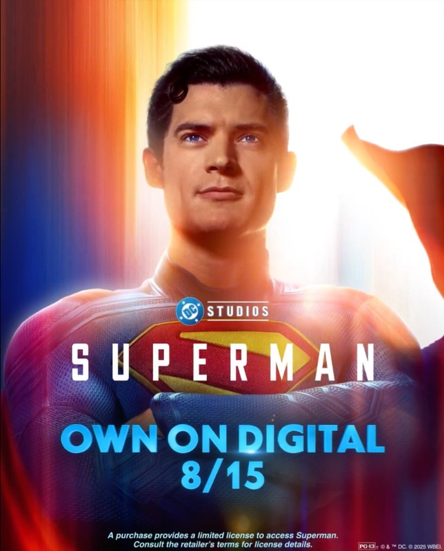 UPDATE: "Superman" arrives on digital on August 15