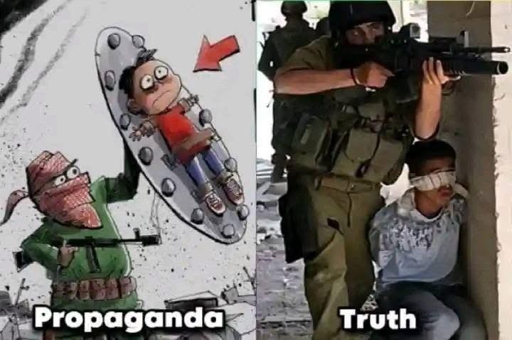 Israel Uses Children as Human Shields