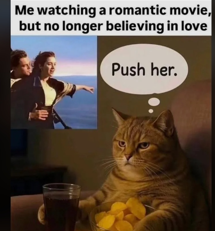 I'm not proud of myself but it's the truth