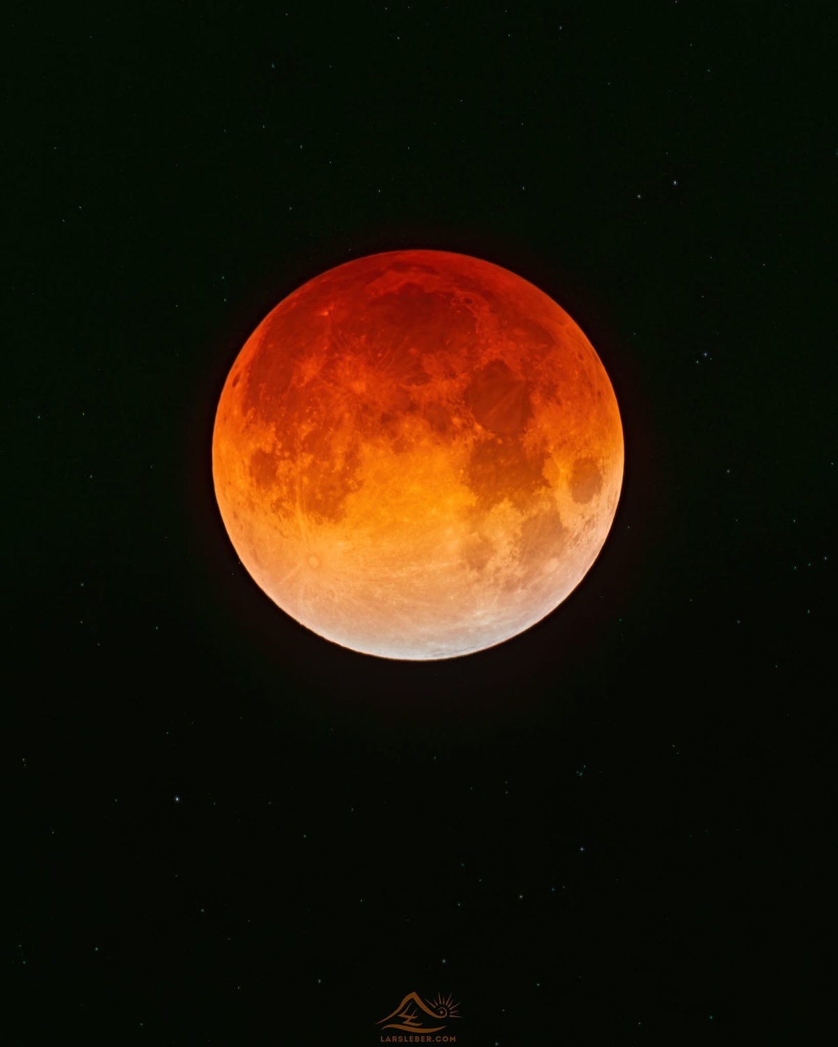 Yesterday's Blood Moon from Westcliff, CO by Lars Leber Photography